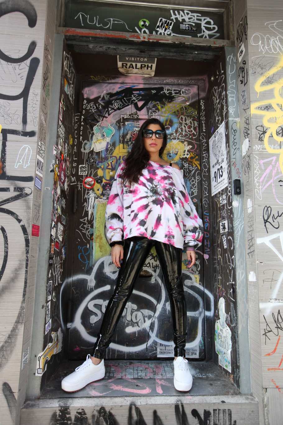 Nicole PINK & BLACK SWEATSHIRT 2 - GALLERY